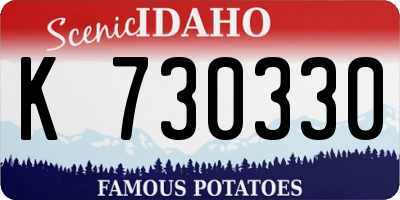 ID license plate K730330