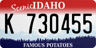 ID license plate K730455