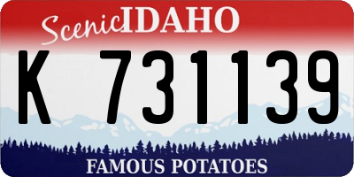 ID license plate K731139
