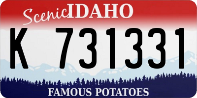 ID license plate K731331
