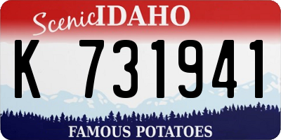 ID license plate K731941