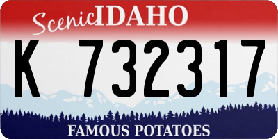 ID license plate K732317