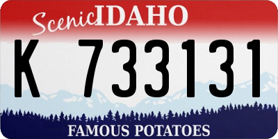 ID license plate K733131