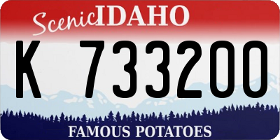 ID license plate K733200
