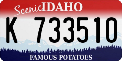 ID license plate K733510