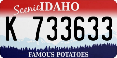 ID license plate K733633