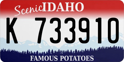 ID license plate K733910