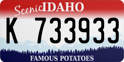 ID license plate K733933