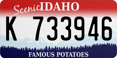 ID license plate K733946