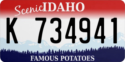 ID license plate K734941