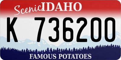 ID license plate K736200