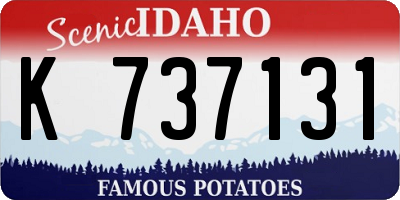 ID license plate K737131