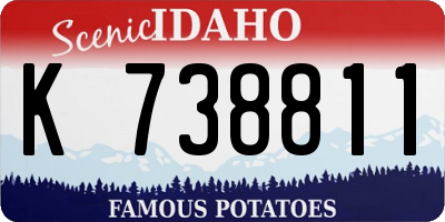 ID license plate K738811