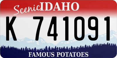 ID license plate K741091