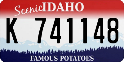ID license plate K741148