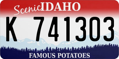ID license plate K741303