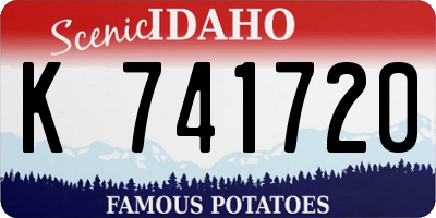 ID license plate K741720