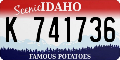 ID license plate K741736