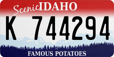 ID license plate K744294