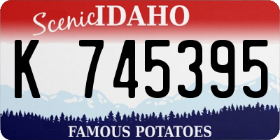 ID license plate K745395