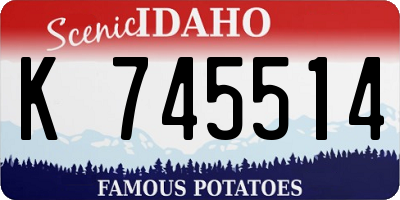ID license plate K745514