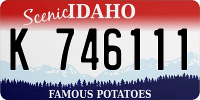 ID license plate K746111