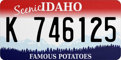 ID license plate K746125