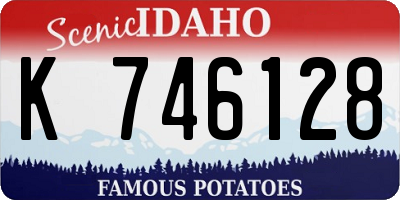 ID license plate K746128