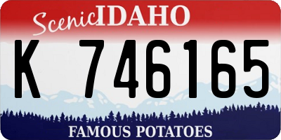 ID license plate K746165