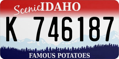 ID license plate K746187
