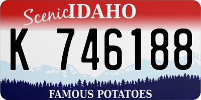 ID license plate K746188