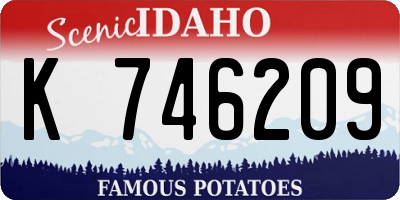 ID license plate K746209