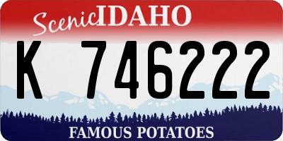 ID license plate K746222