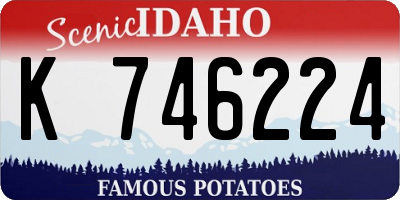 ID license plate K746224