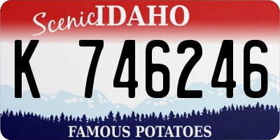 ID license plate K746246