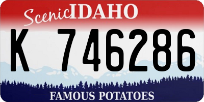 ID license plate K746286