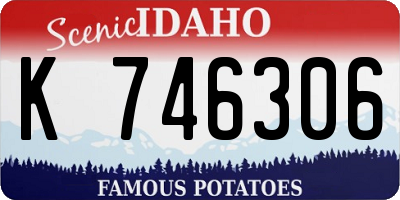 ID license plate K746306