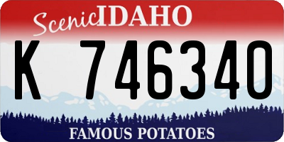 ID license plate K746340