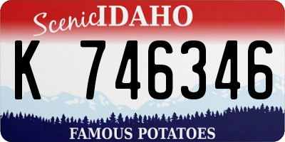 ID license plate K746346