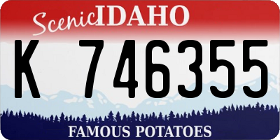 ID license plate K746355