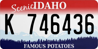 ID license plate K746436