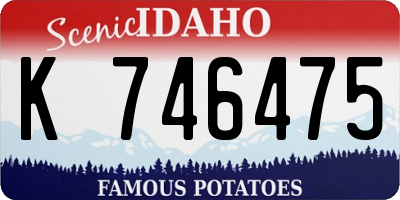 ID license plate K746475