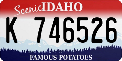 ID license plate K746526
