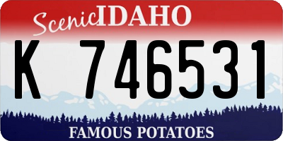 ID license plate K746531
