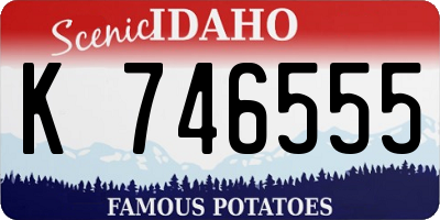 ID license plate K746555