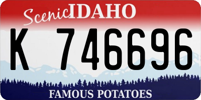 ID license plate K746696