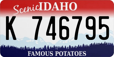 ID license plate K746795