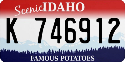 ID license plate K746912