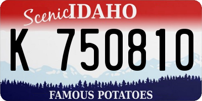 ID license plate K750810