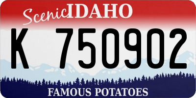 ID license plate K750902